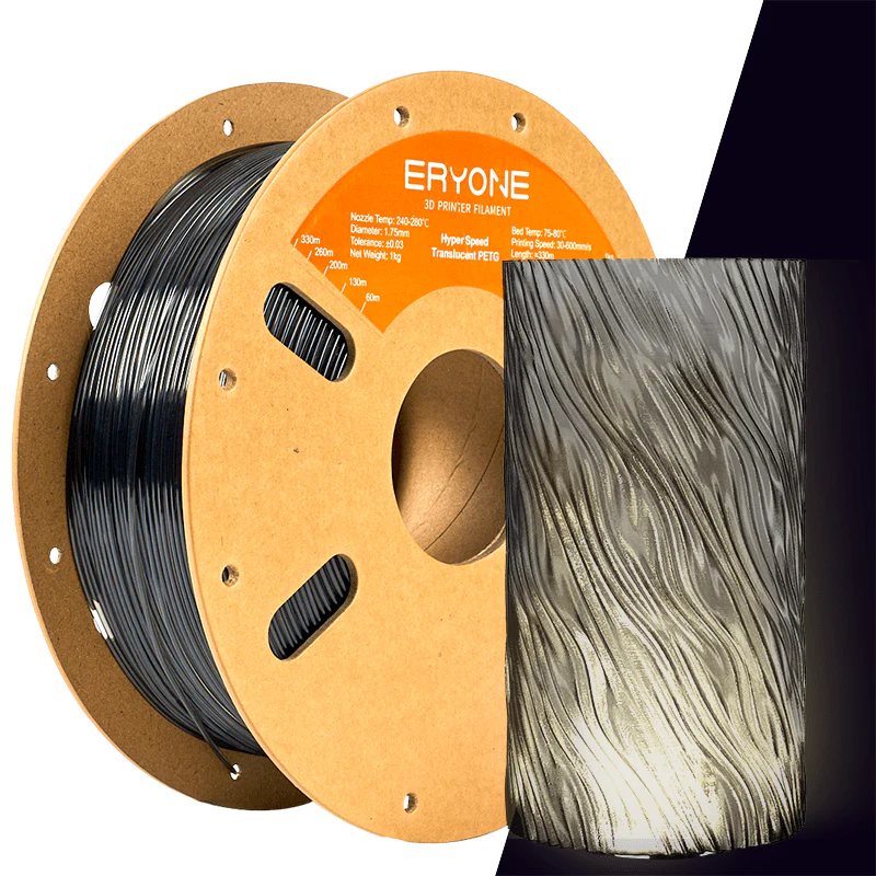 (Bundle Sale)PETG High-Speed Translucent  Filament，1kg (MOQ:10 Rolls，Mixable) - Image 3