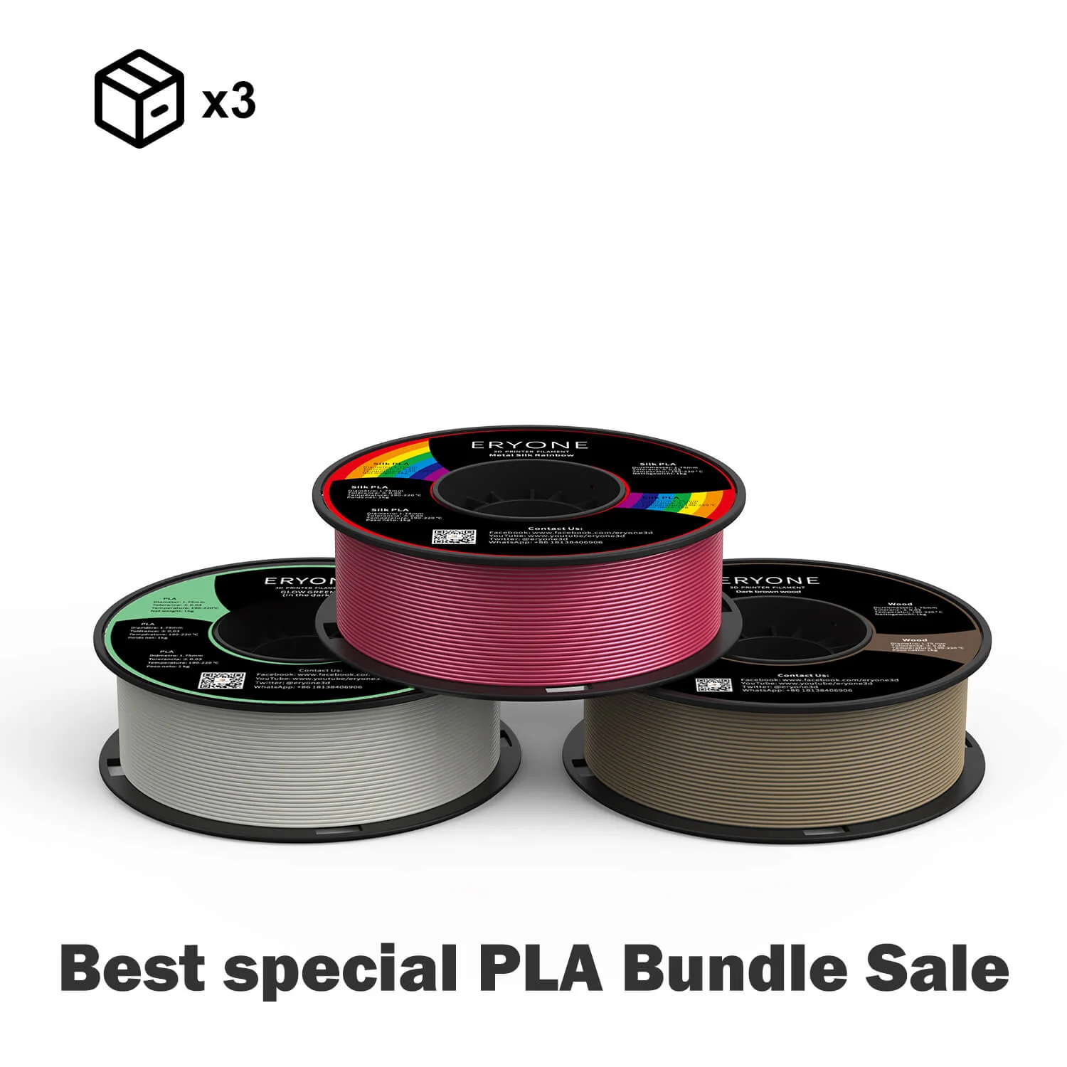 (Bundle Sale) Special PLA Filament,1kg (MOQ:3 Rolls,Mixable ) - Image 4