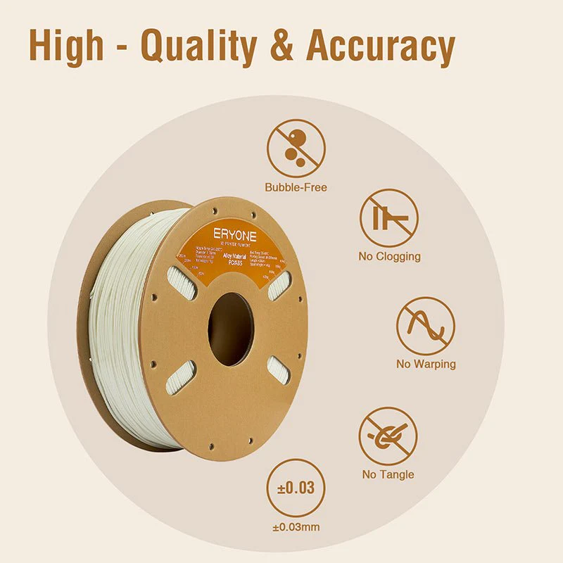 ABS-PC Alloy Material Filament - 1.75mm±0.03mm (1kg) - Image 6