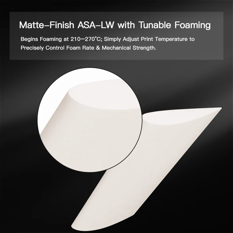 ASA Light-Weight Filament - 1.75mm±0.03mm (750g) - Image 4