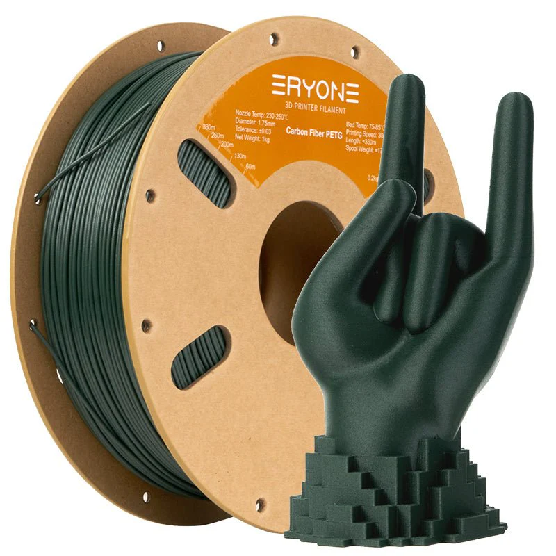 PETG Carbon Fiber Filament - 1.75mm±0.03mm (1kg) - Image 6