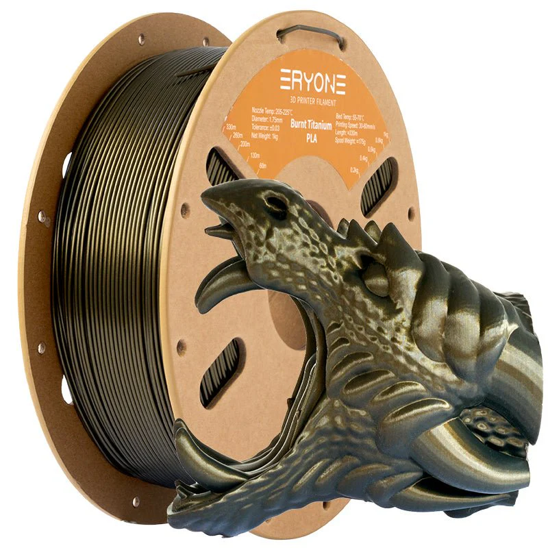 PLA Burnt Titanium Filament - 1.75mm±0.03mm (1kg) - Image 10