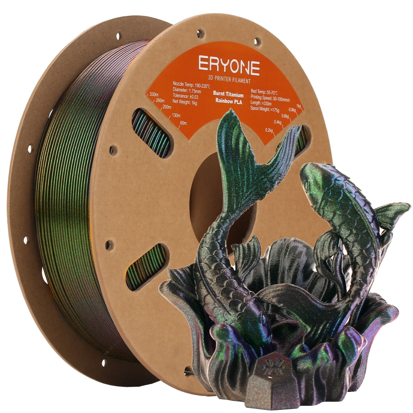 PLA Burnt Titanium Filament - 1.75mm±0.03mm (1kg) - Image 11