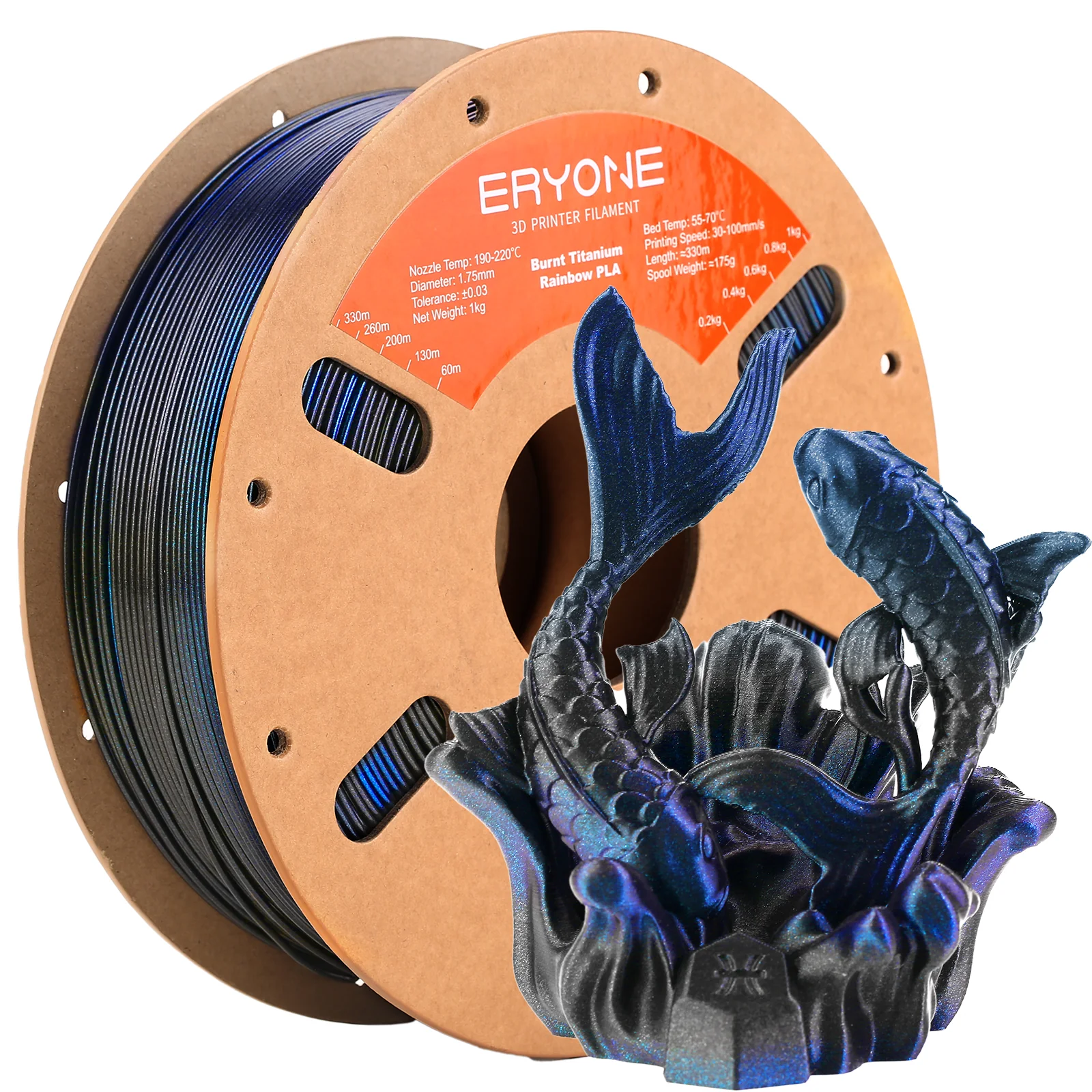 PLA Burnt Titanium Filament - 1.75mm±0.03mm (1kg) - Image 13