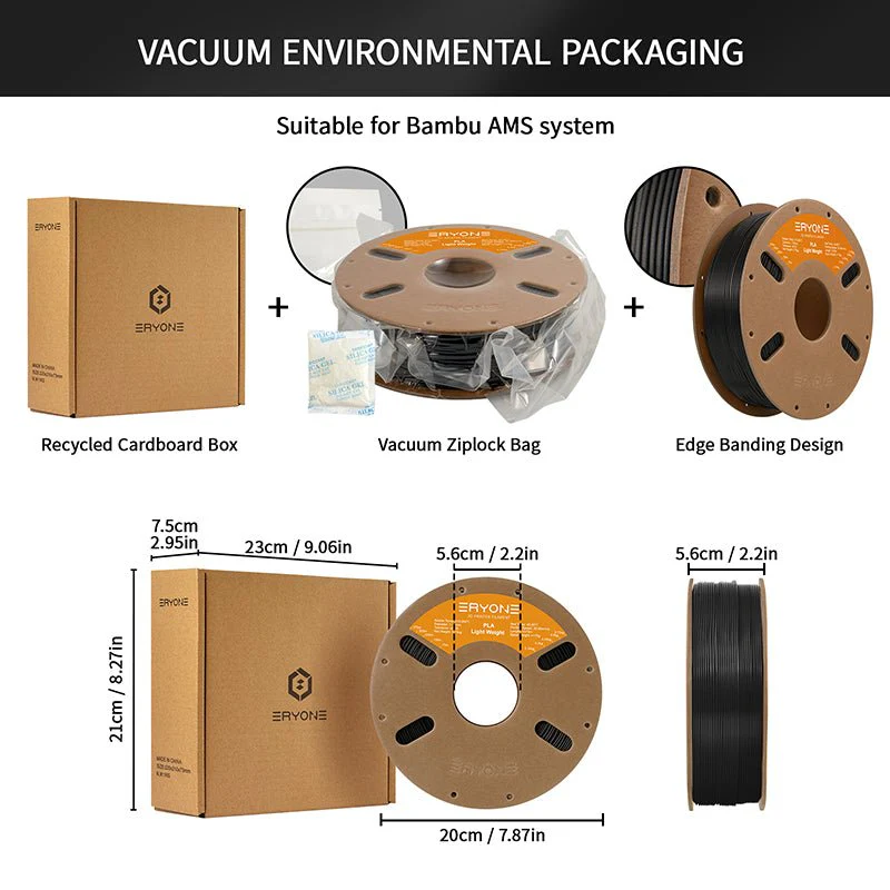 PLA Light Weight Filament - 1.75mm±0.03mm (750g) - Image 6