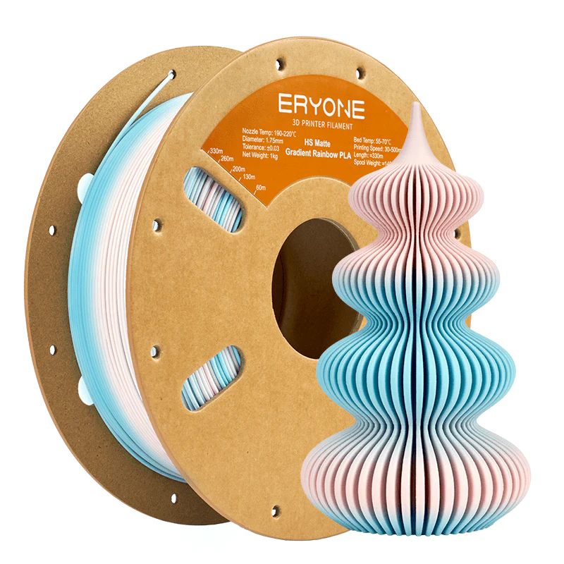 PLA Matte High-Speed Gradient Multi-Color Filament - 1.75mm±0.03mm (1kg) - Image 5