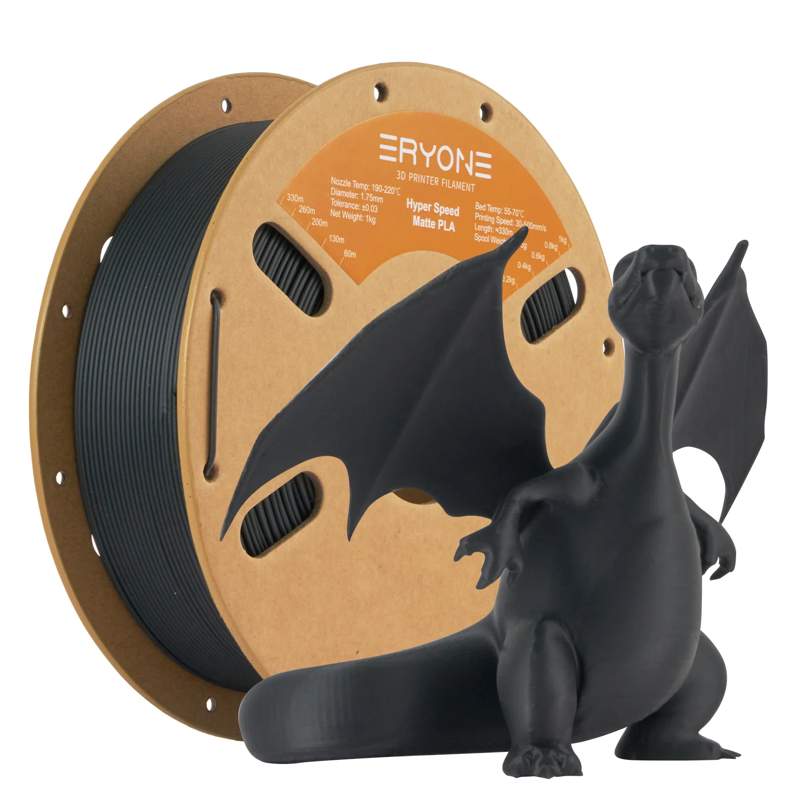PLA Matte & Matte Rainbow Filament - 1.75mm±0.03mm (1kg) - Image 6