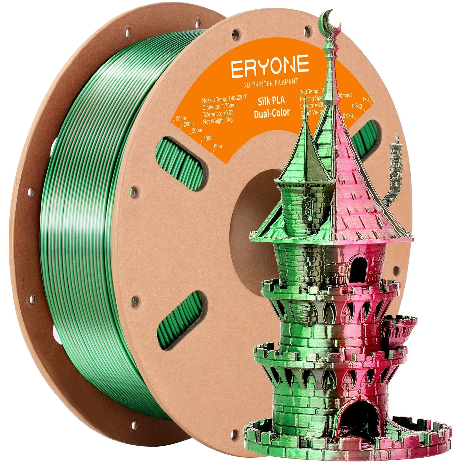 (Bundle Sale)PLA Silk Dual-Color Filament,1kg (MOQ:10 Rolls,Mixable ) - Image 11