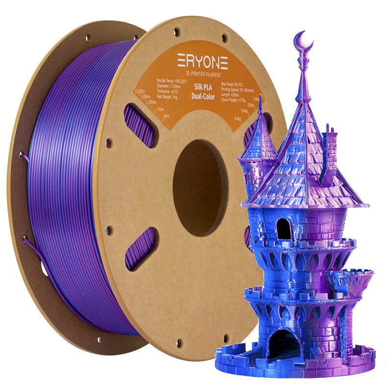 (Bundle Sale)PLA Silk Dual-Color Filament,1kg (MOQ:10 Rolls,Mixable ) - Image 12