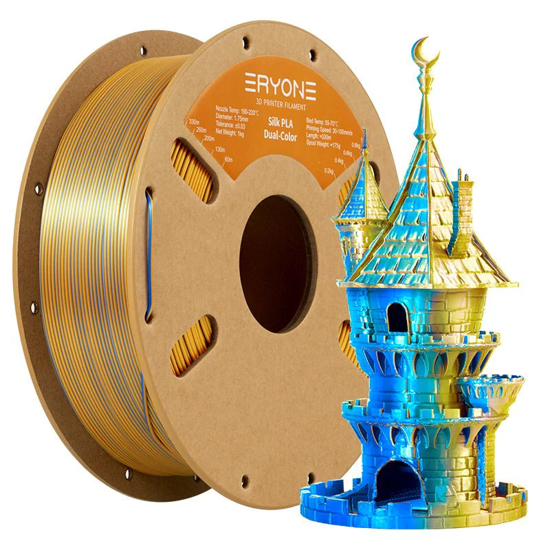 (Bundle Sale)PLA Silk Dual-Color Filament,1kg (MOQ:10 Rolls,Mixable ) - Image 14