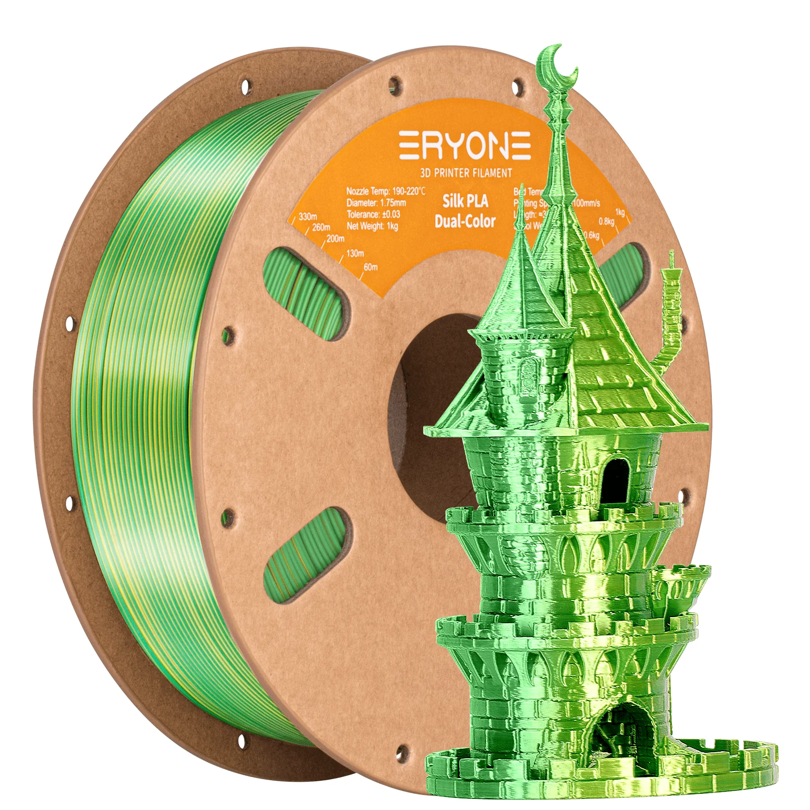 (Bundle Sale)PLA Silk Dual-Color Filament,1kg (MOQ:10 Rolls,Mixable ) - Image 20