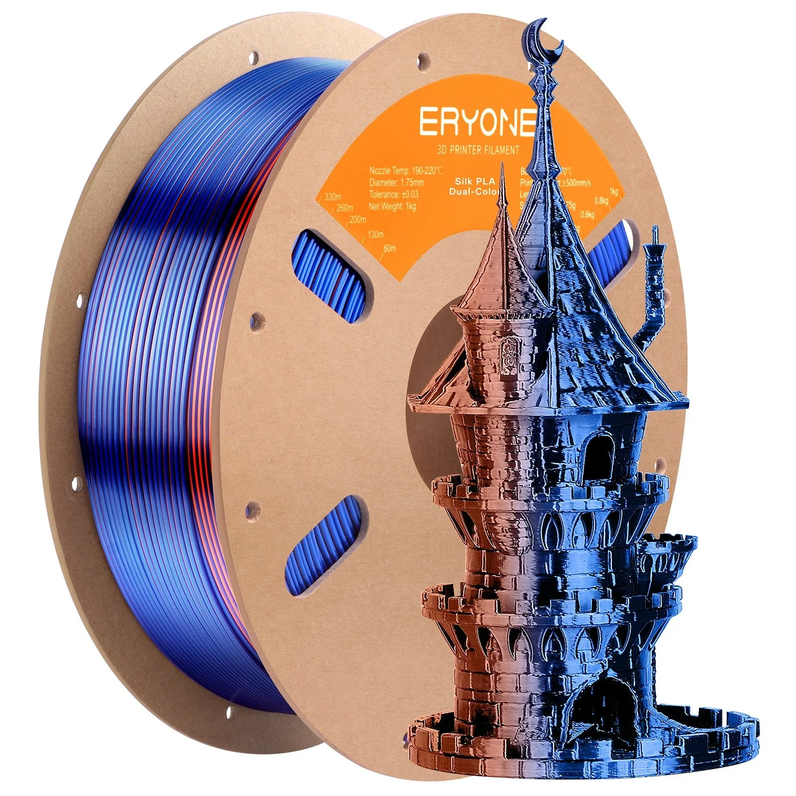 (Bundle Sale)PLA Silk Dual-Color Filament,1kg (MOQ:10 Rolls,Mixable ) - Image 10