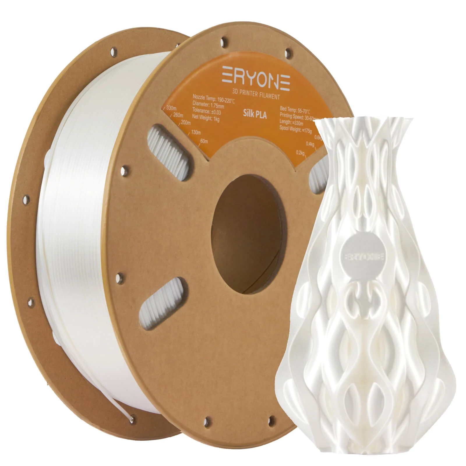 PLA Silk Filament - 1.75mm±0.03mm (1kg) - Image 3