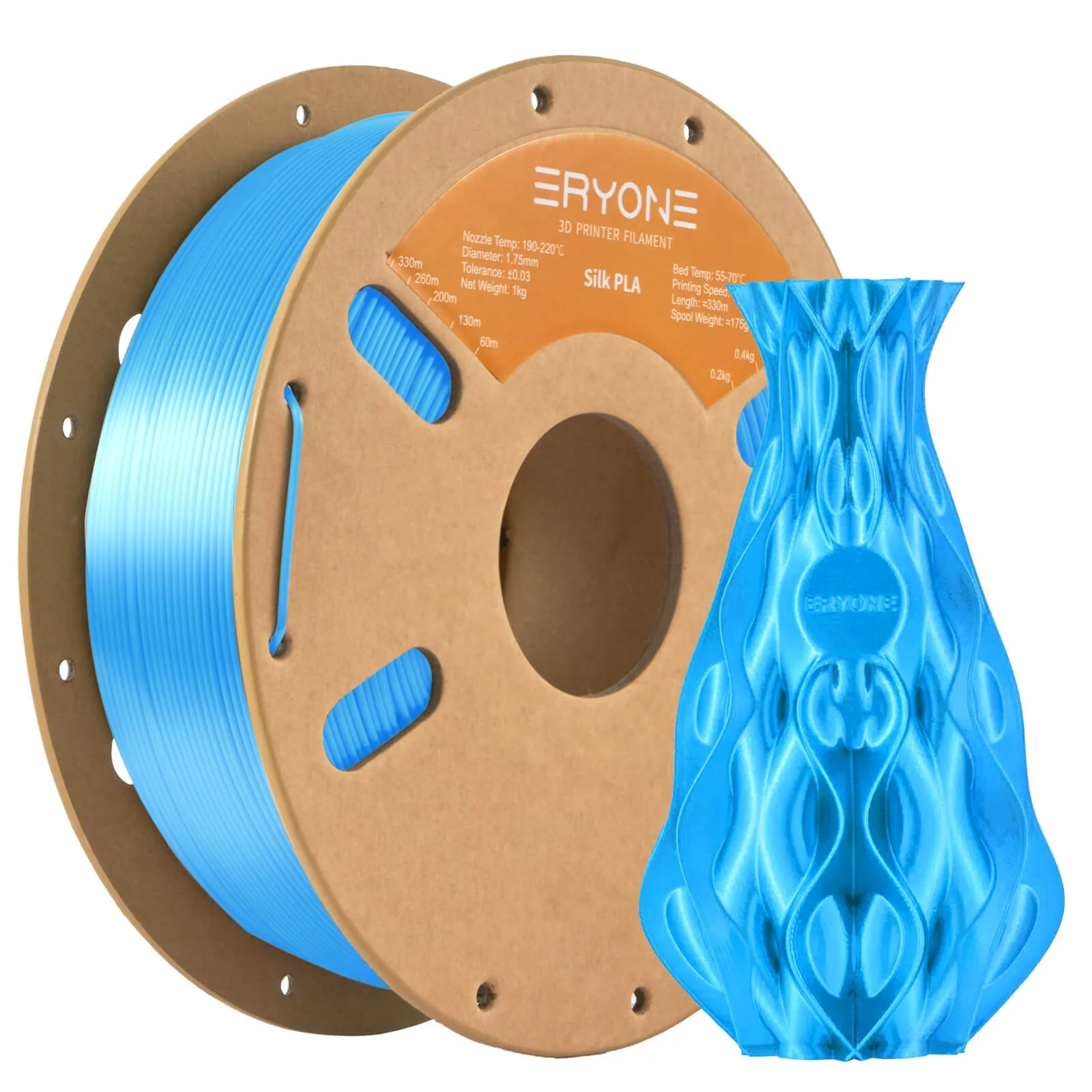PLA Silk Filament - 1.75mm±0.03mm (1kg) - Image 5