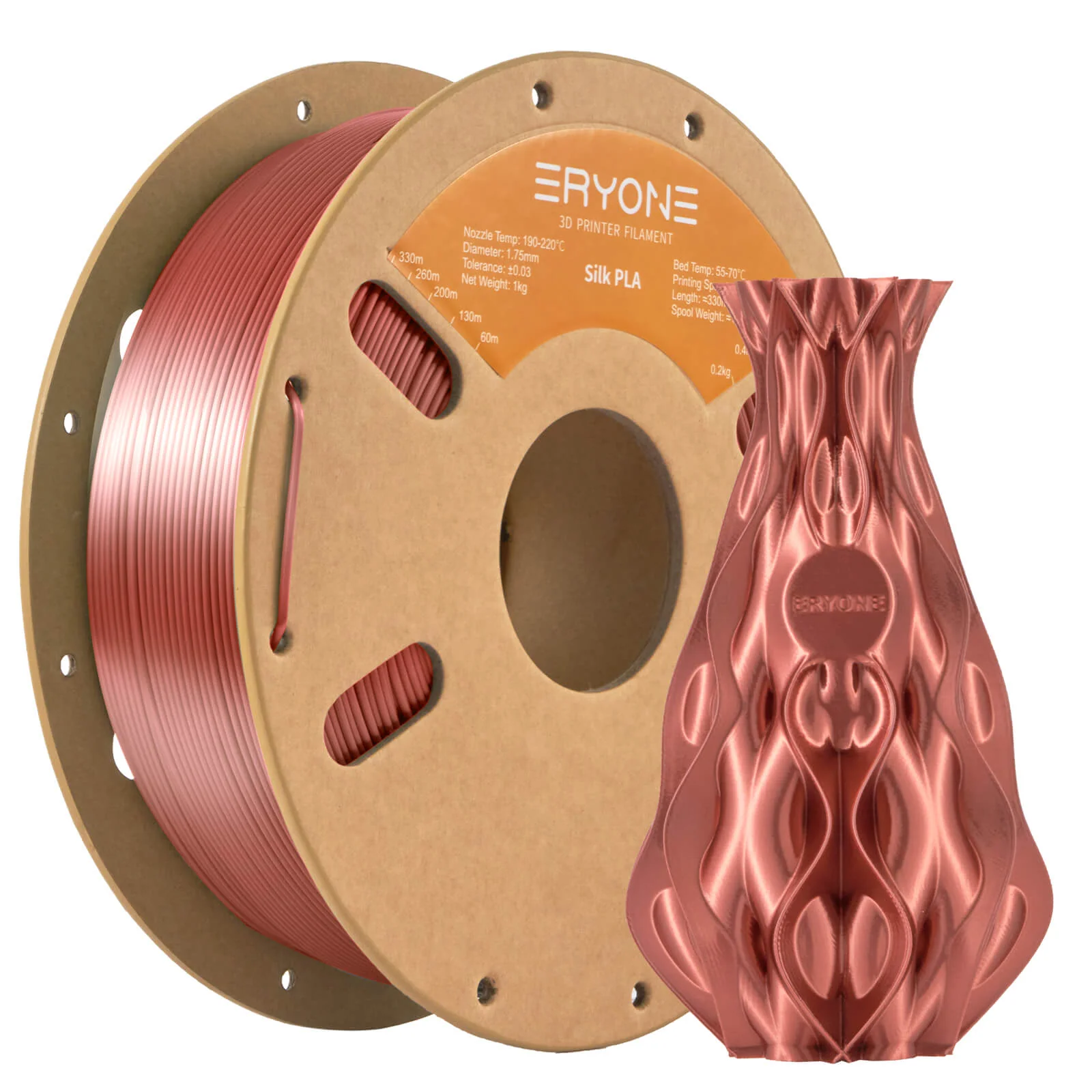 PLA Silk Filament - 1.75mm±0.03mm (1kg) - Image 9