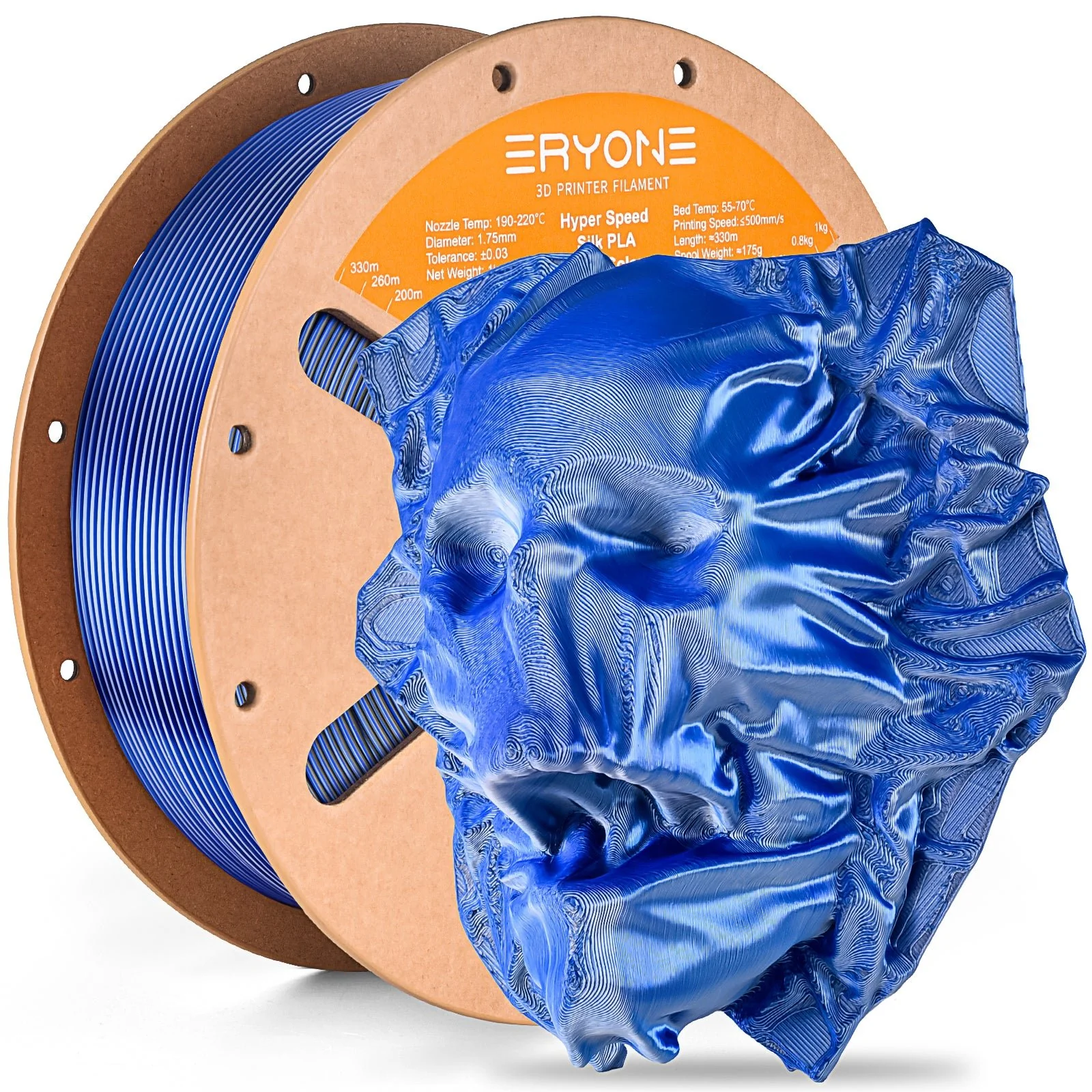 PLA Silk High-Speed Dual-Color Filament - 1.75mm±0.03mm (1kg) - Image 10