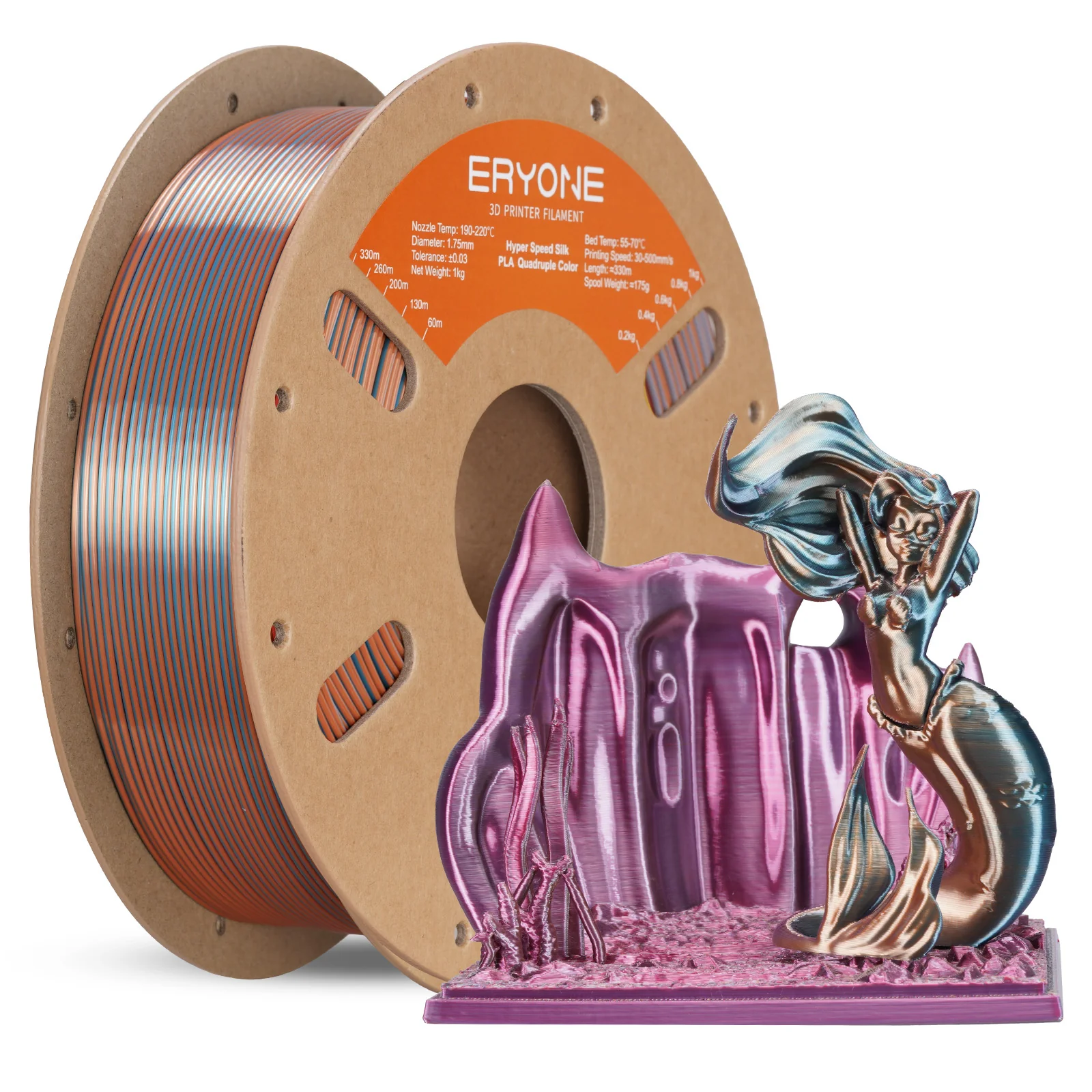 (Bundle Sale) PLA Silk High-Speed Quadruple Filament,1kg (MOQ:10 Rolls,Mixable ) - Image 10