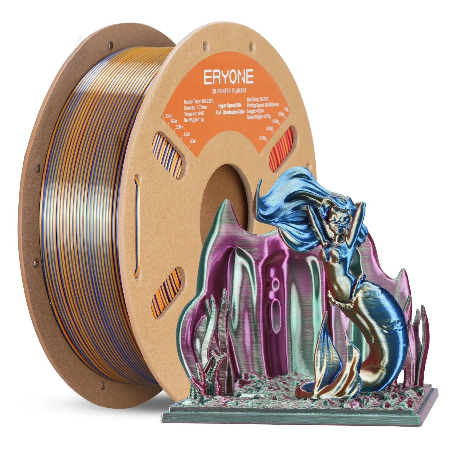(Bundle Sale) PLA Silk High-Speed Quadruple Filament,1kg (MOQ:10 Rolls,Mixable ) - Image 5