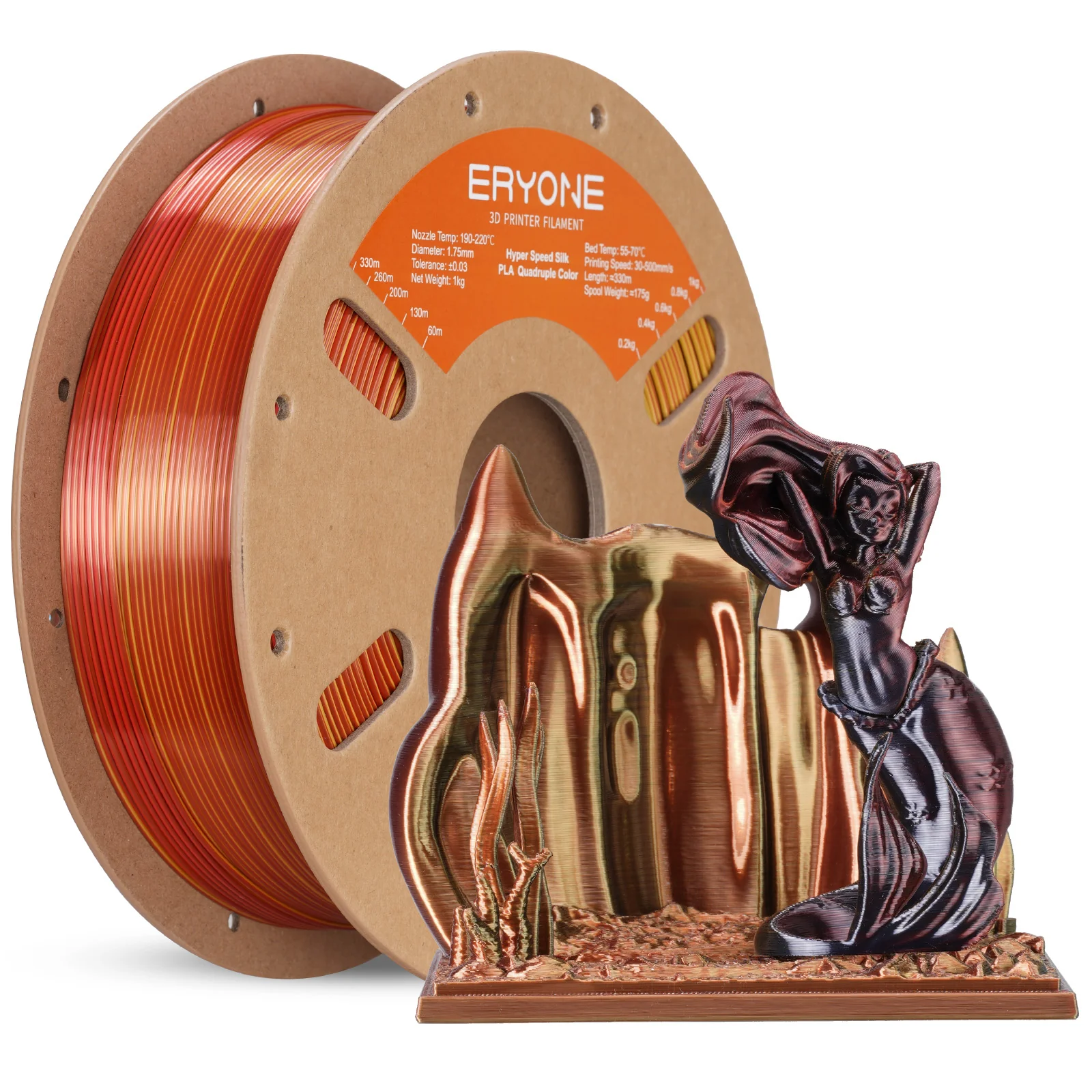 (Bundle Sale) PLA Silk High-Speed Quadruple Filament,1kg (MOQ:10 Rolls,Mixable ) - Image 9