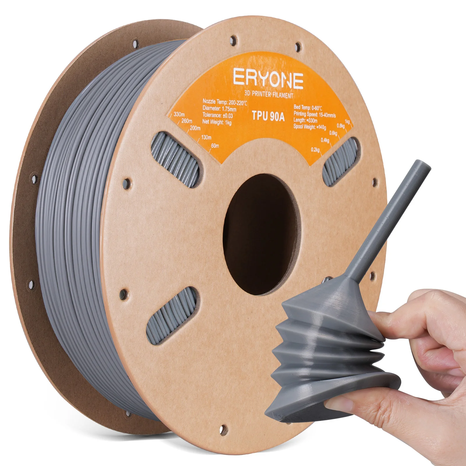 TPU 90A Flexible Filament - 1.75mm±0.03mm (1kg) - Image 3