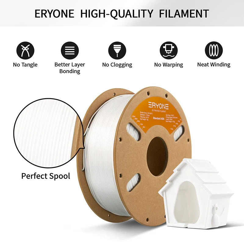 (Pre-Sale)ASA Filament，1kg (MOQ:20 Rolls,Mixable) - Image 8