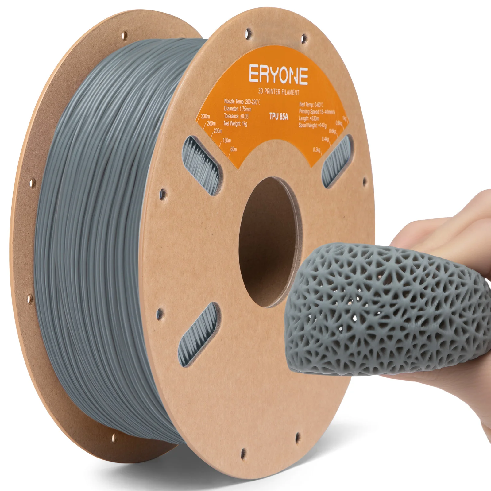 (Bundle Sale)TPU 85A Flexible Filament - 1.75mm±0.03mm (1kg) - Image 3