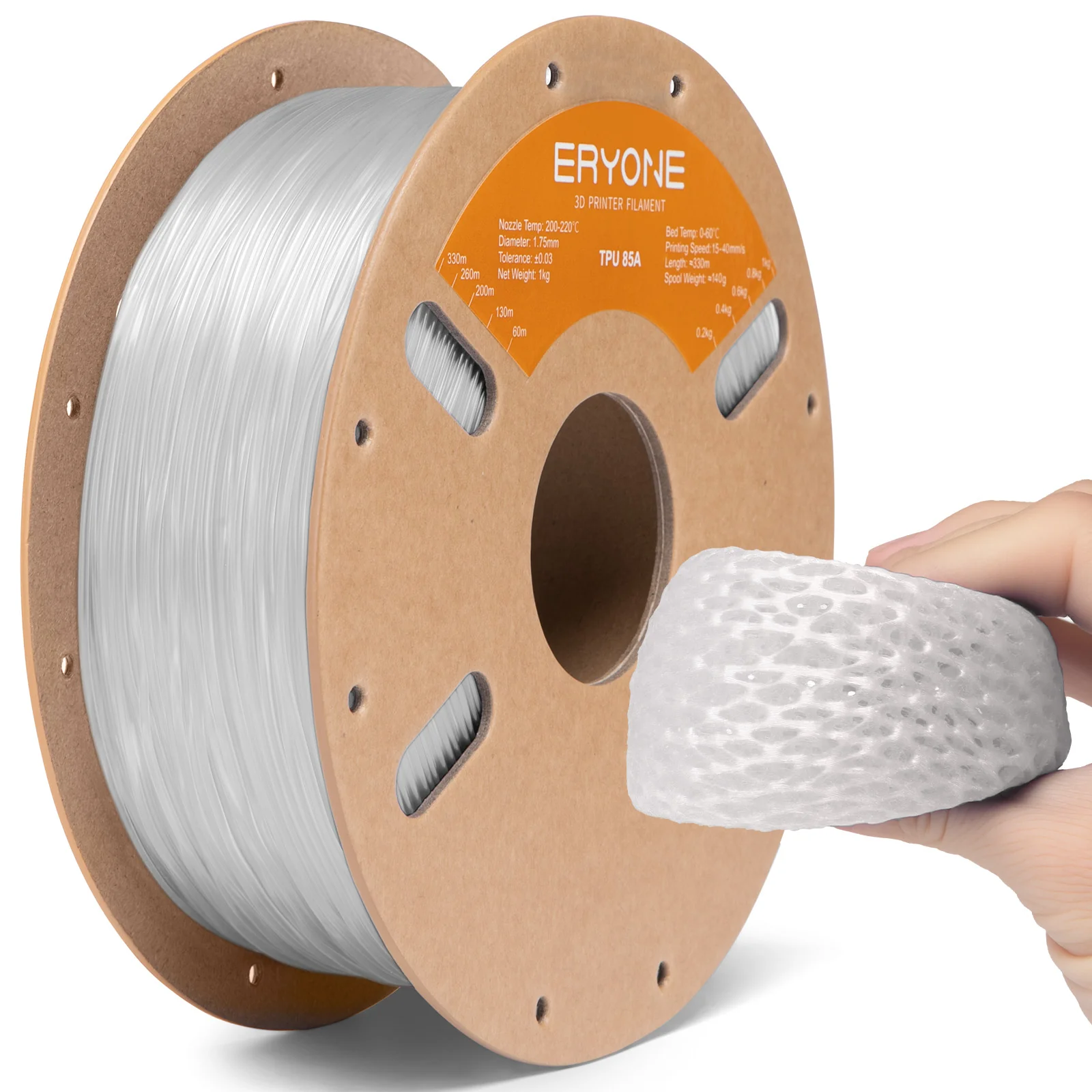 (Bundle Sale)TPU 85A Flexible Filament - 1.75mm±0.03mm (1kg) - Image 4