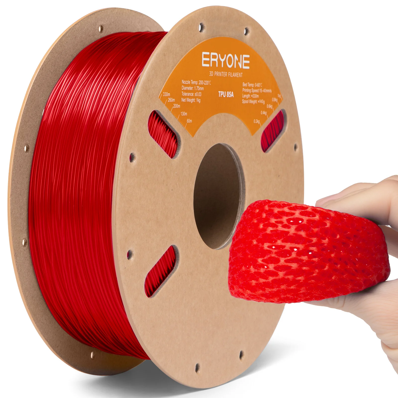 (Bundle Sale)TPU 85A Flexible Filament - 1.75mm±0.03mm (1kg) - Image 5