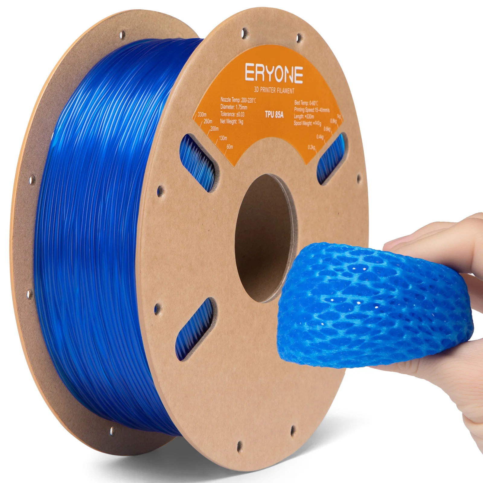 (Bundle Sale)TPU 85A Flexible Filament - 1.75mm±0.03mm (1kg) - Image 6